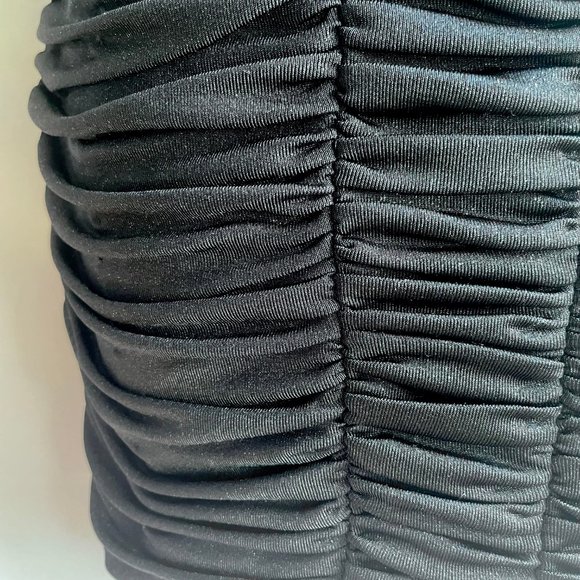 Black and gold mini dress petite - Picture 3 of 5